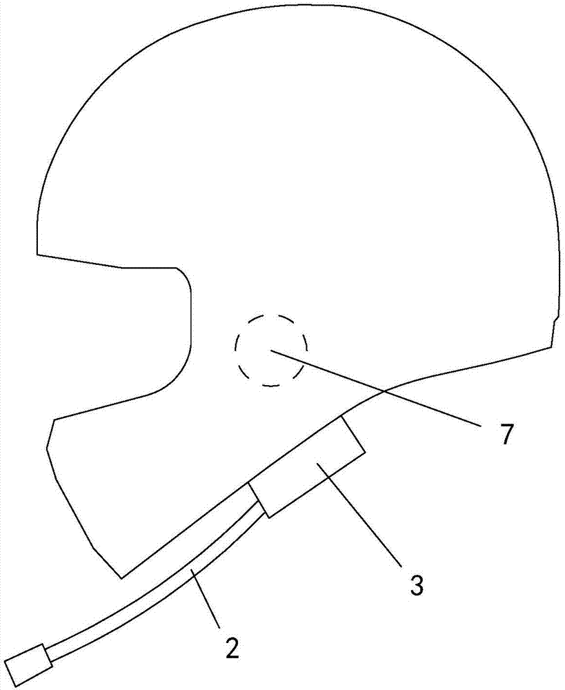 一种可拆卸式头盔用蓝牙耳机的制作方法