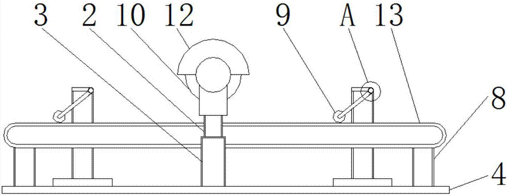 一种人造石加工用高效石线切机的制作方法