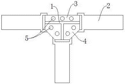 多高层装配式钢结构异形柱梁柱节点连接装置的制作方法