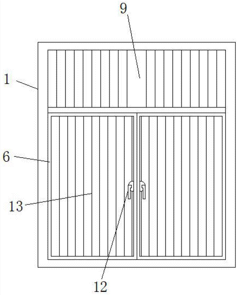 高效阻隔噪音门窗结构的制作方法
