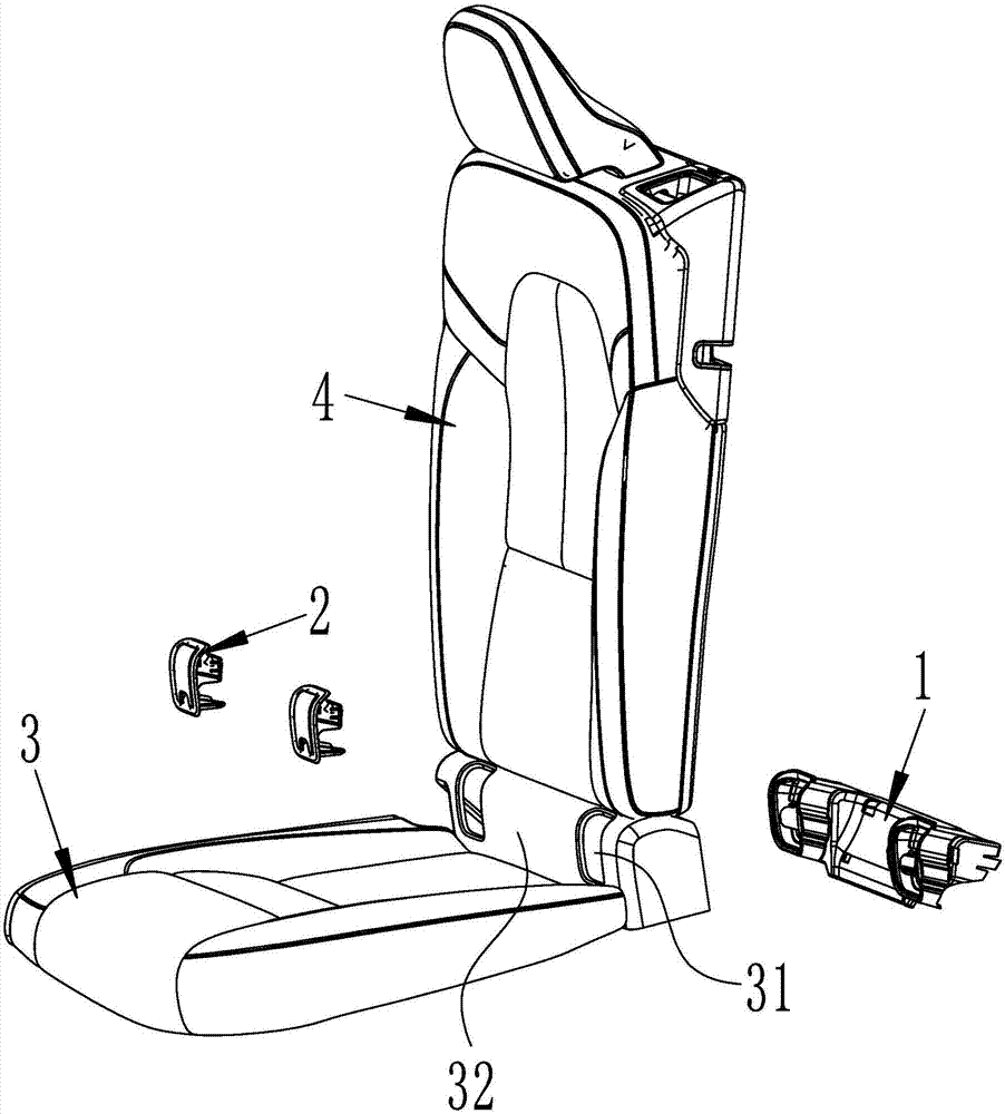 具有ISOFIX接口的汽车座椅的制作方法