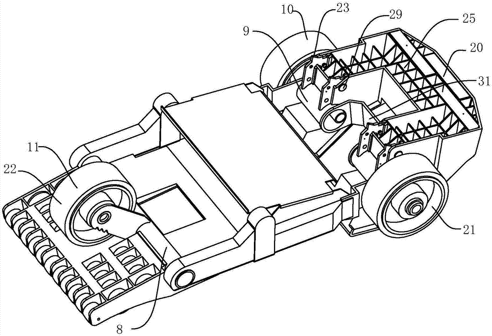一种不易打滑的汽车爆胎自救辅助装置的制作方法
