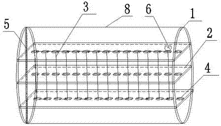 一种用于农村污水治理可串插束状填料装置的制作方法