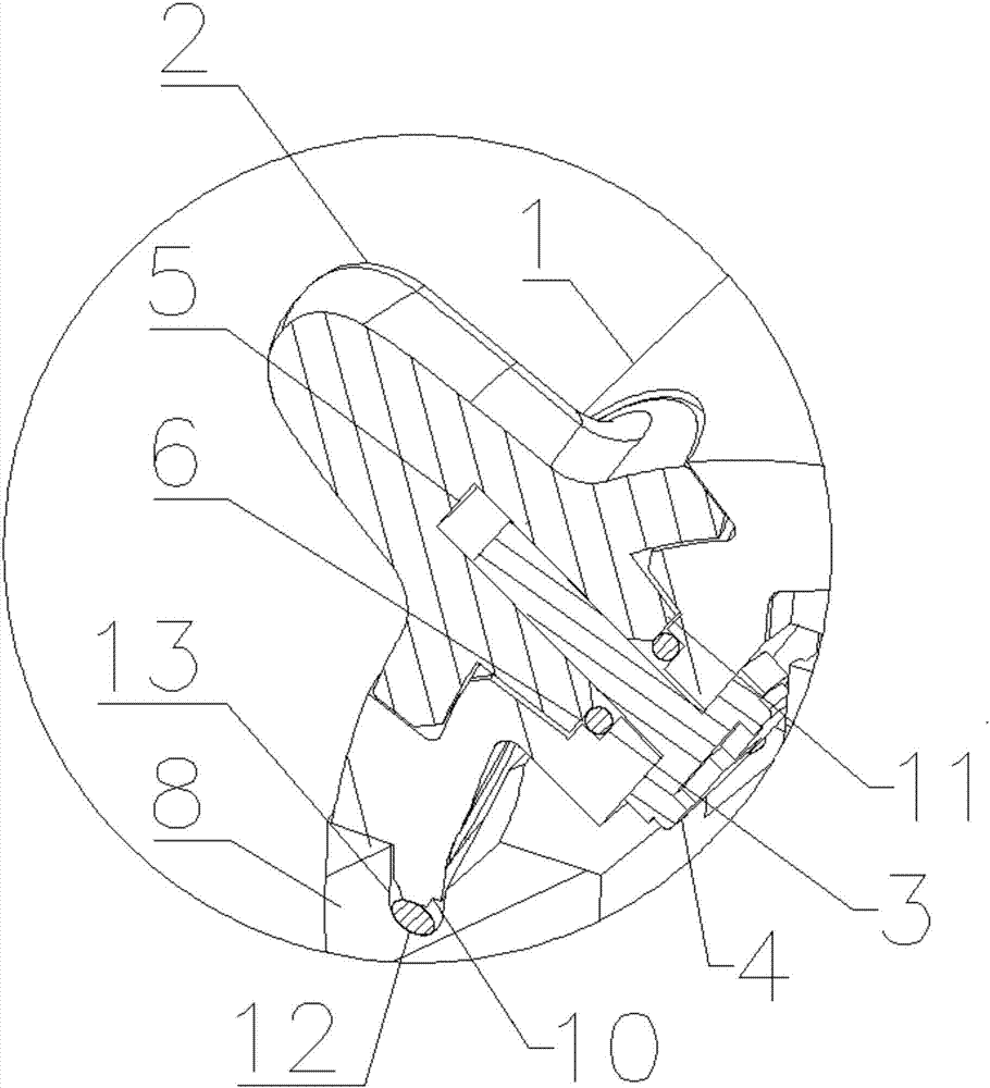 防水结构及手表的制作方法