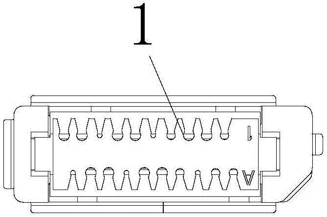 一种DP母座焊线式连接器的制作方法