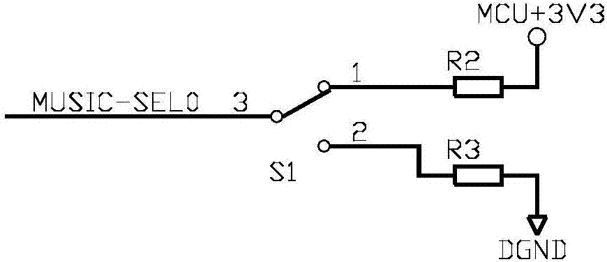 数字光纤切换电路及带该电路的车载设备的制作方法