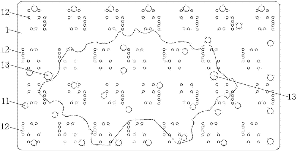 一种去孔内粉尘的针盘的制作方法