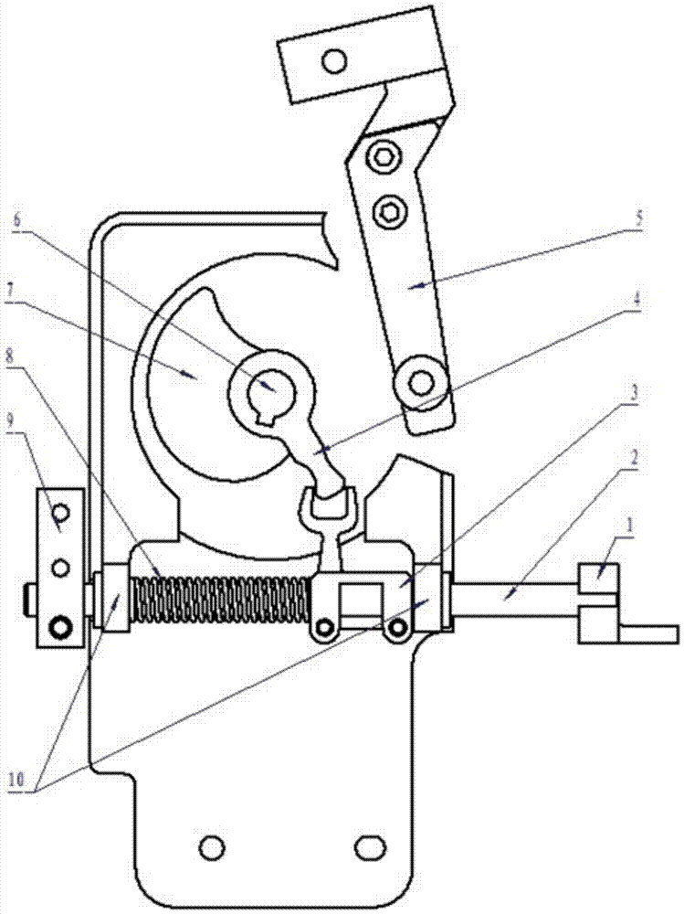 缝纫机剪线抬压脚驱动装置的制作方法
