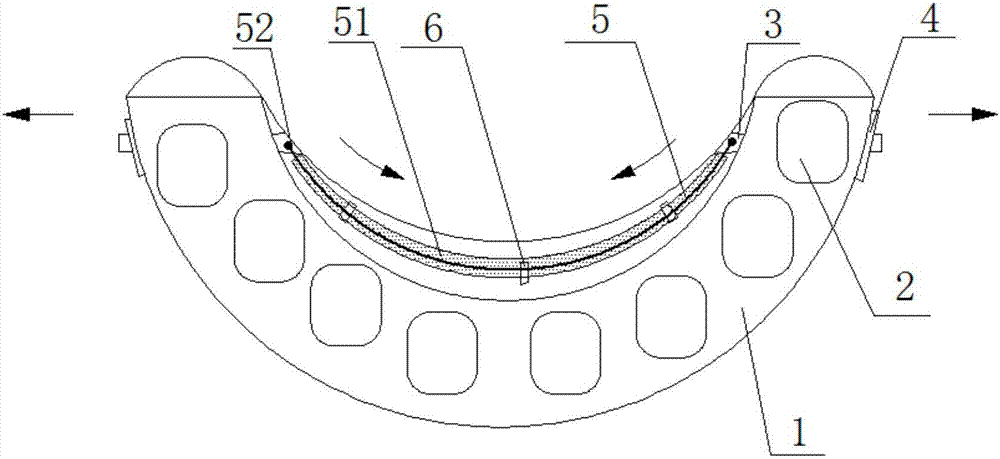 一种激光3D打印长桥义齿的应力释放装置的制作方法