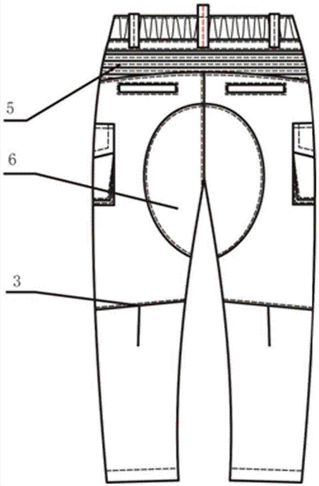 一种具有膝盖防滑功能的新型童裤的制作方法