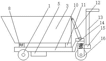 一种省力的建筑用推车的制作方法