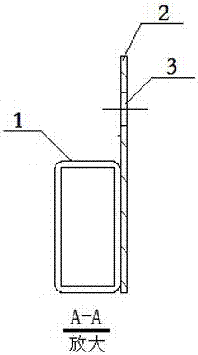 一种连接与固定墙板的加强筋构件的制作方法