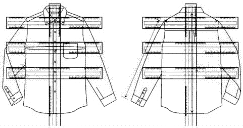 一种服装结构框架定位测量/绘制套尺的制作方法