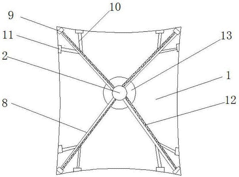 一种矩形雨伞结构的制作方法