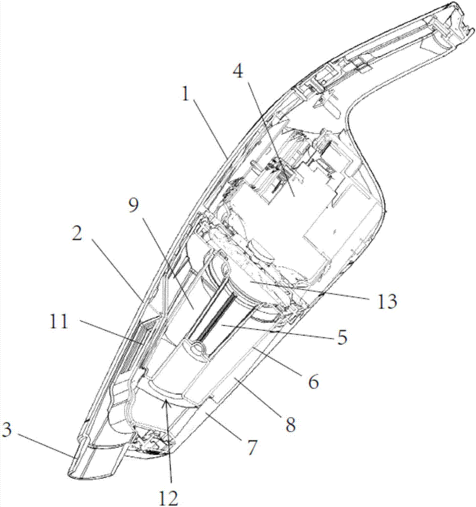 一种分离型手持吸尘器的制作方法