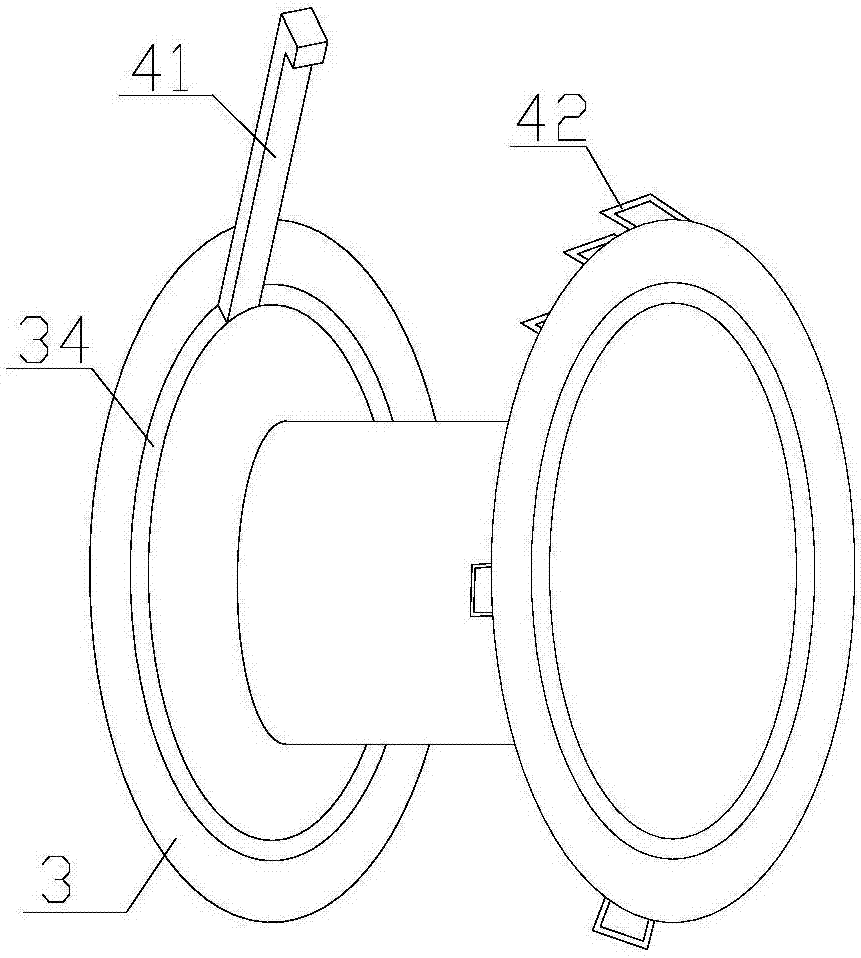 心电监护仪专用导线固定器的制作方法