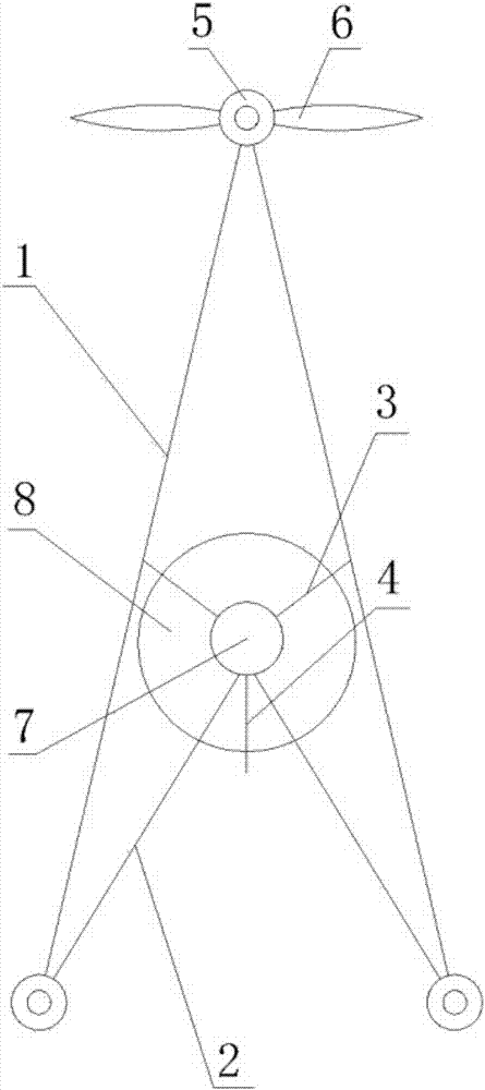 三角旋翼折叠式无人机的制作方法