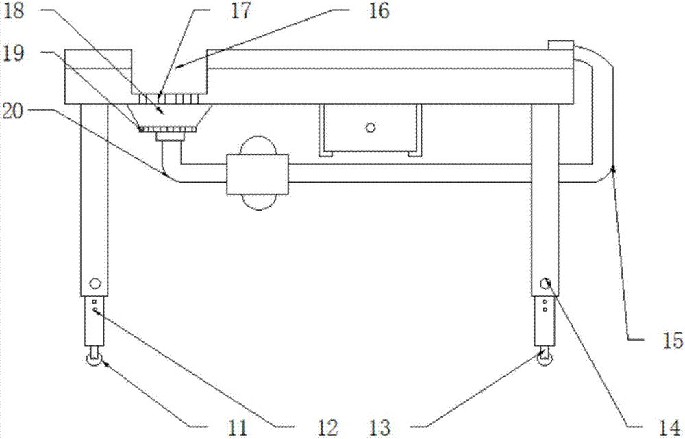 一种占地面积较小的铜制品加工工作台的制作方法