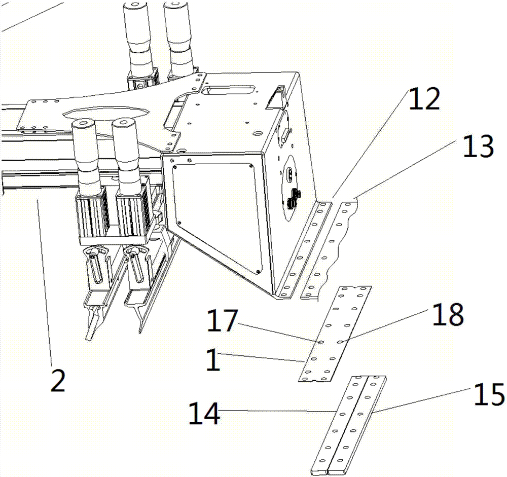 一种椭圆印花机弹簧钢片代替单列圆锥滚子轴承的结构的制作方法