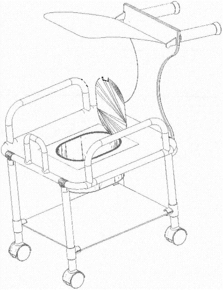 一种具有方便婴儿大小便功能的手推车的制作方法