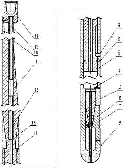 一种裸眼侧钻斜向器的制作方法