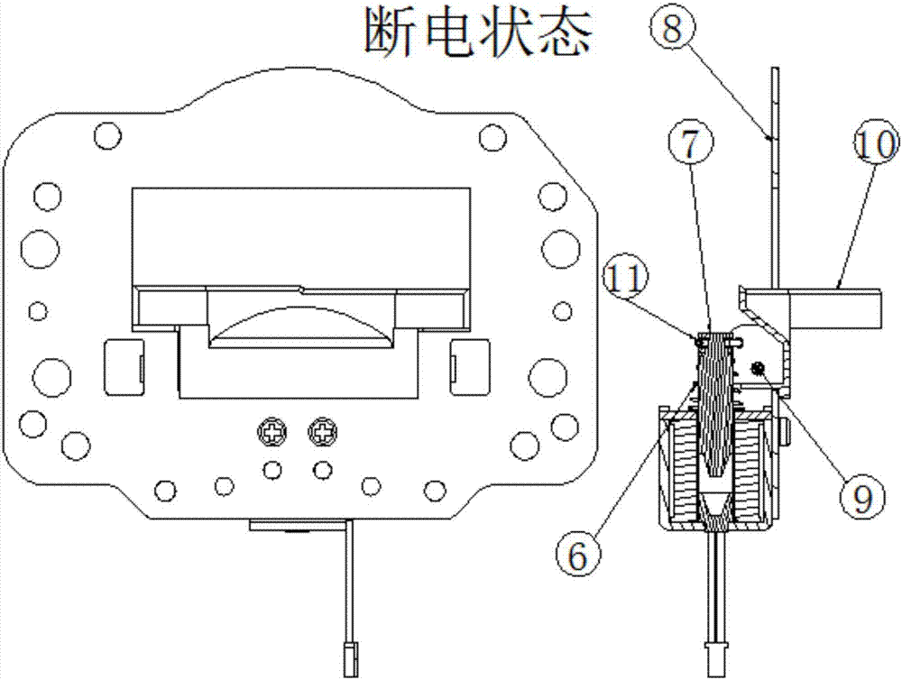 一种LED车灯变光机构的制作方法