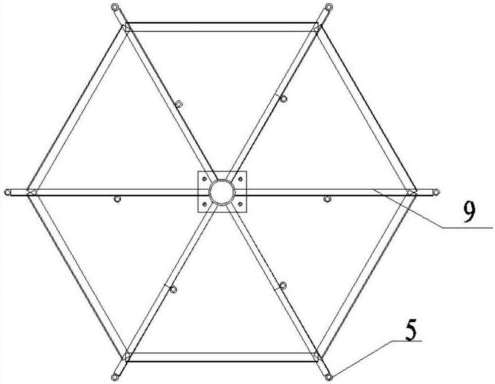 用于河面上灯具安装的可调节支架的制作方法