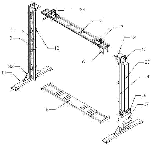 一种装配式建筑现场吊装实训装置的制作方法