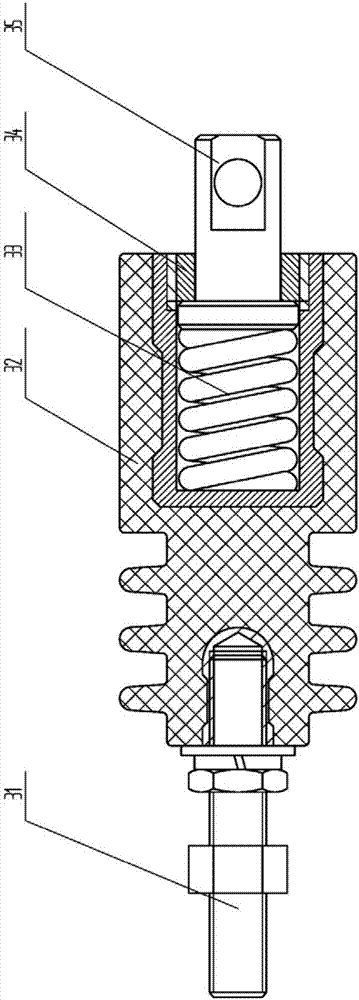 一种双断口断路器开关主回路传动装置的制作方法