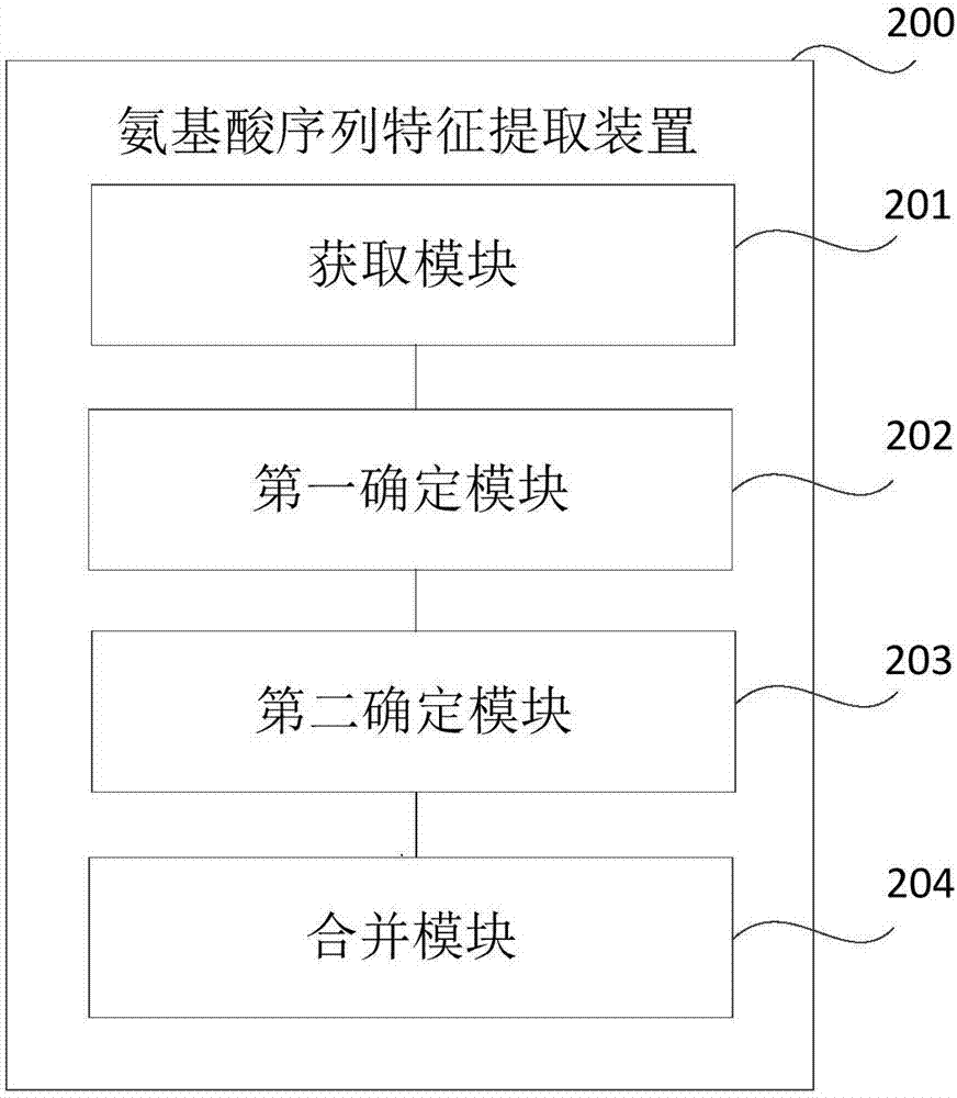 氨基酸序列特征提取方法、装置、存储介质及电子设备与流程