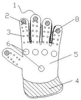 一种防滑手套的制作方法