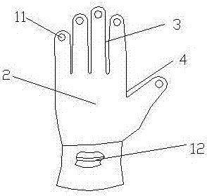 一种改进结构的手套的制作方法