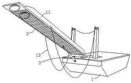趸船跳板装置的制作方法