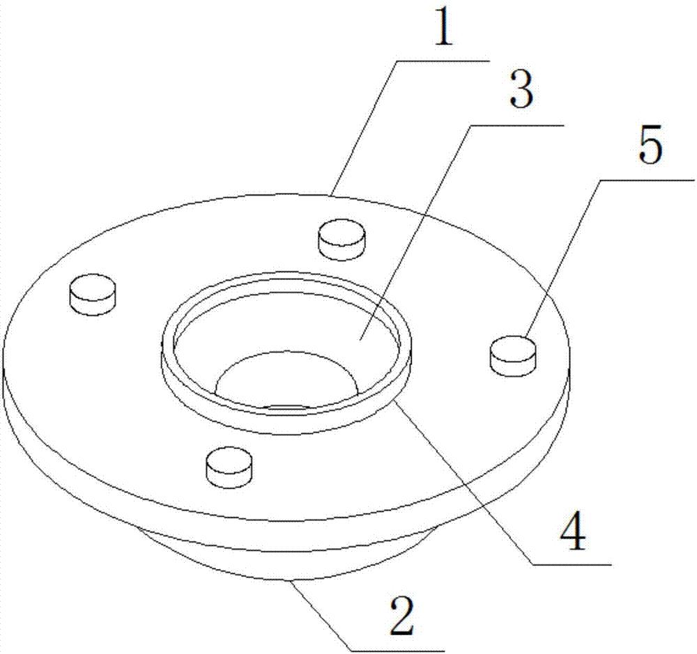 一种法兰焊接短螺母的制作方法