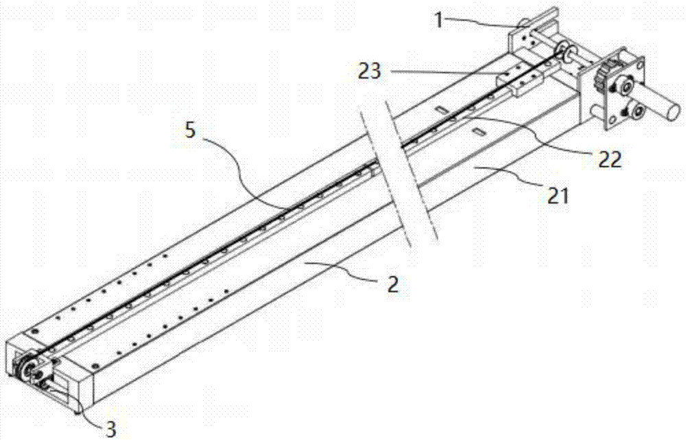 一种单电机驱动的拉绳式直线往复运动机构的制作方法