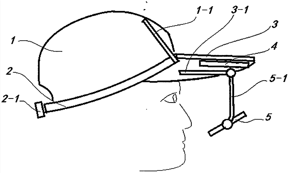 反射式显示屏观看帽的制作方法