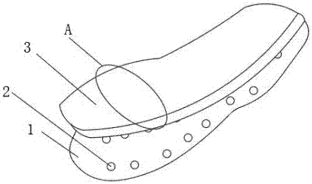 一种耐磨性时尚跑鞋专用减震鞋垫的制作方法