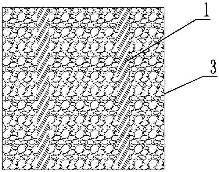 具有夜光插条的透水砖结构的制作方法