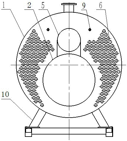 三回程卧式内燃锅炉的制作方法