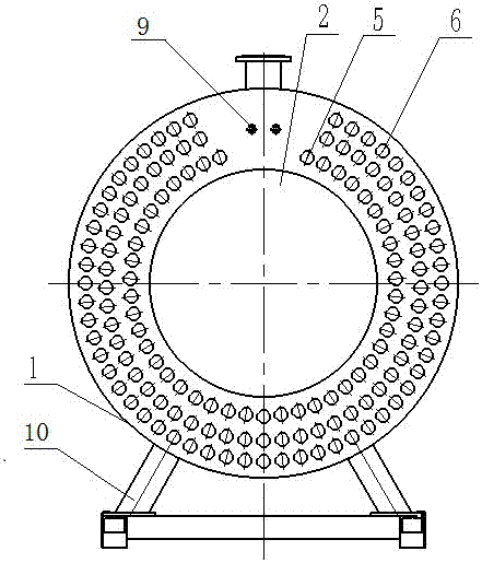 具有圆筒状炉胆三回程卧式内燃锅炉的制作方法