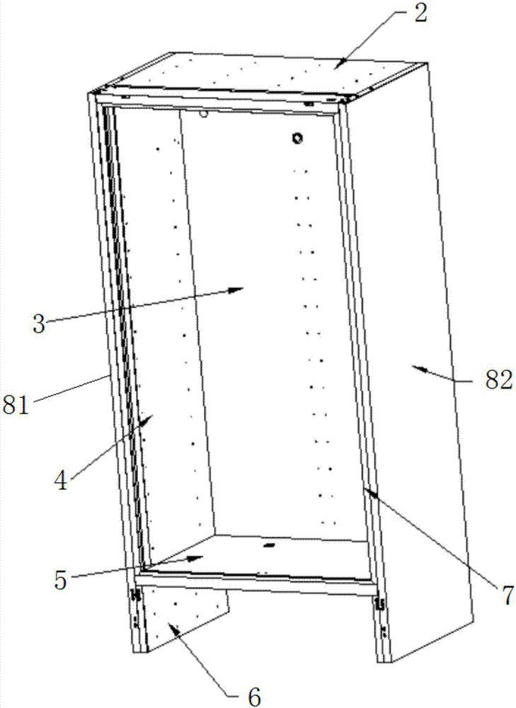 一种双门立式冷柜密封结构的制作方法