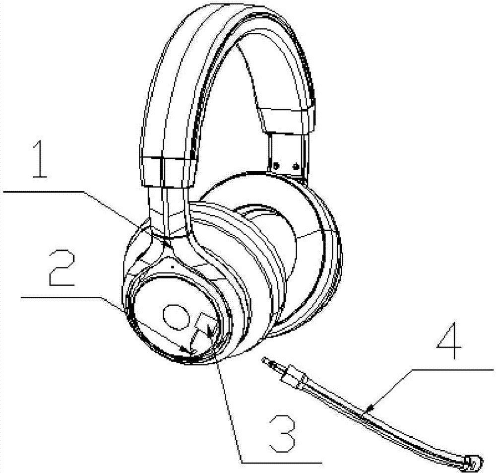 一种蓝牙头戴耳机语音增强器的制作方法