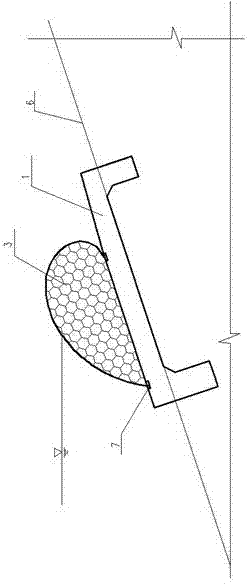 一种蜂巢式坝坡防护结构的制作方法