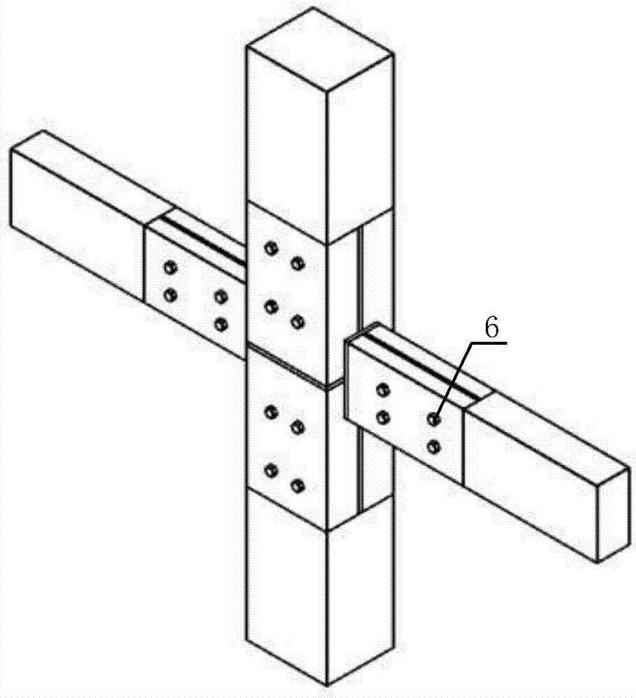 一种装配式竹木梁柱节点连接构造的制作方法