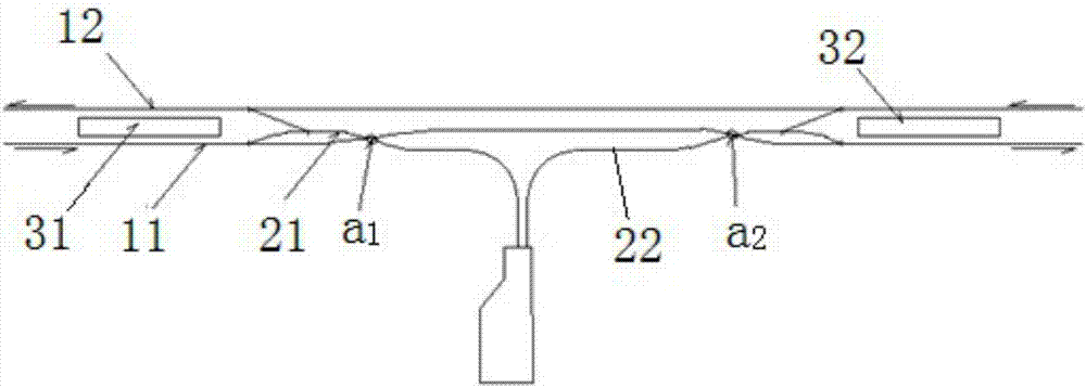 一种城市轨道交通出入线接轨布置结构的制作方法