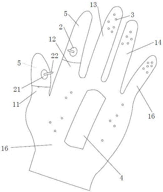 杀鱼防滑手套的制作方法