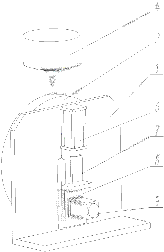 用于回转支承堵塞孔加工装置的制作方法