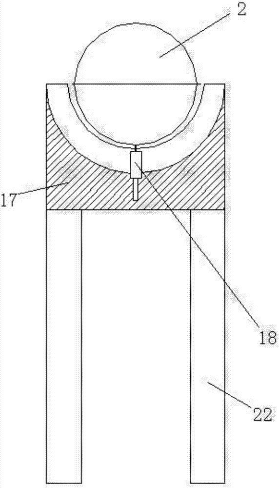 可测量圆棒料外表面圆跳动的圆棒料炉内安装架的制作方法