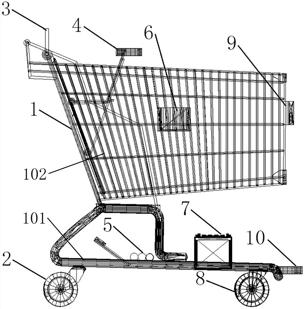 一种适用于超市的智能无人购物车的制作方法