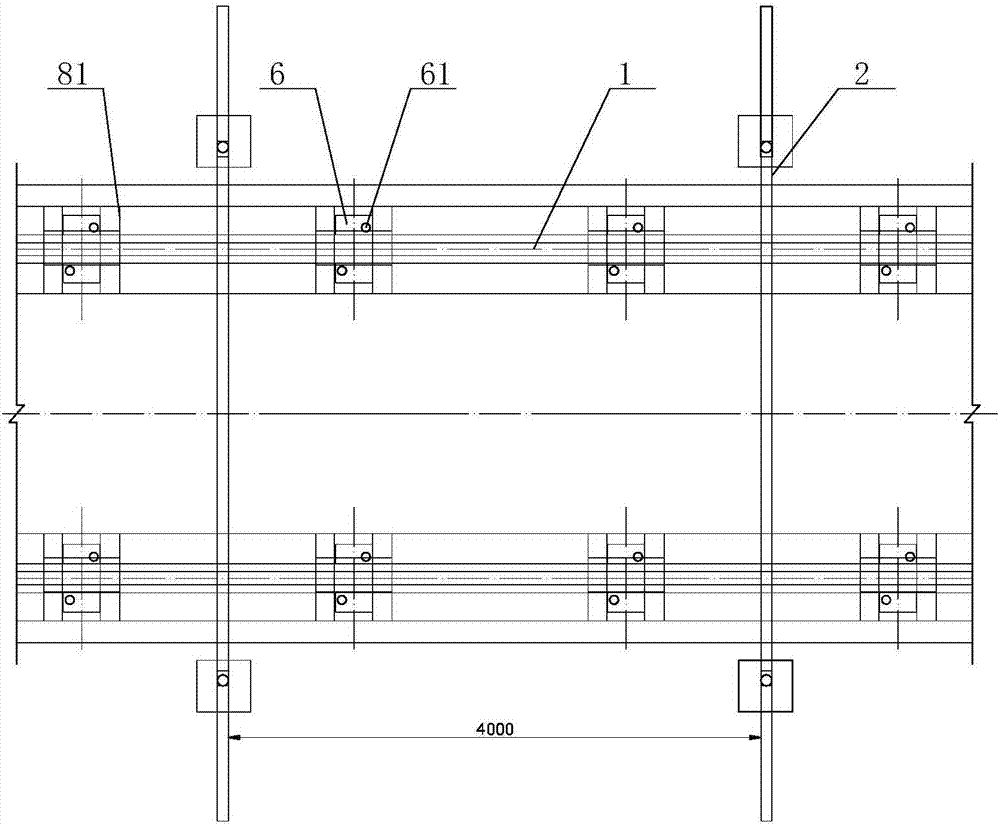 地铁检查坑小立柱及轨道整体式施工结构的制作方法